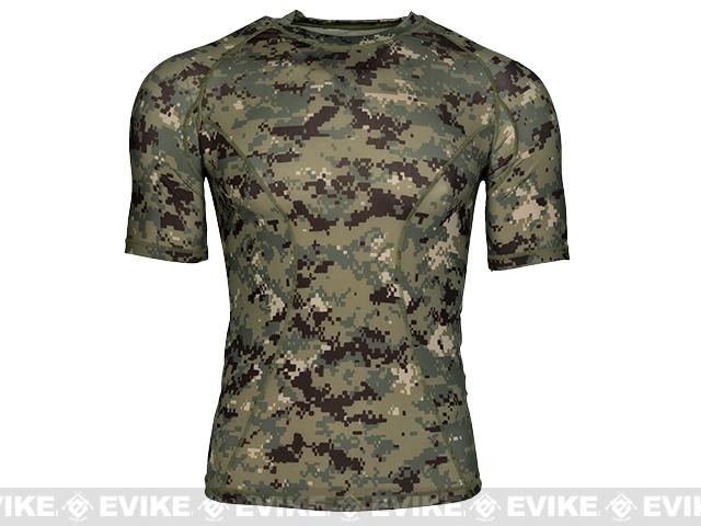 Emerson Skin-tight Base Layer Camo Outdoor Sports Running Shirt - AOR2 ...
