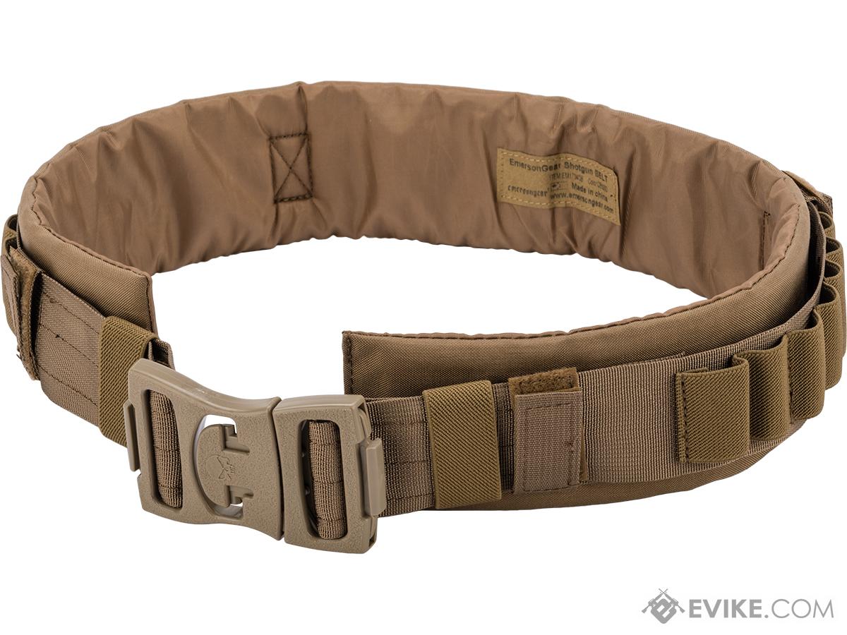 EmersonGear Shotgun Shell Belt / Bandoleer (Color: Coyote Brown ...