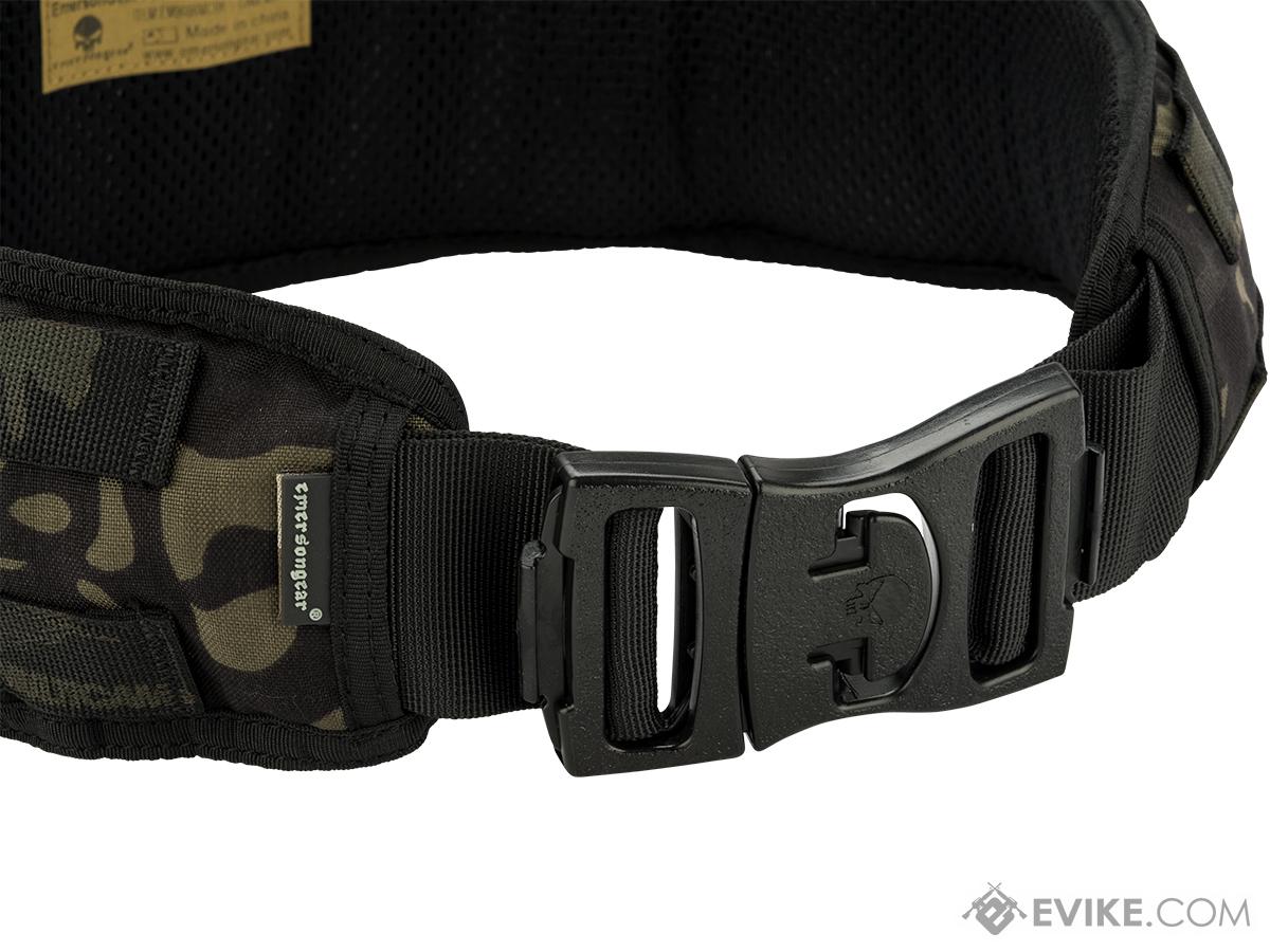 Emerson Gear Padded PALS / MOLLE Waist Belt (Color: Multicam Black),  Tactical Gear/Apparel, Belts -  Airsoft Superstore