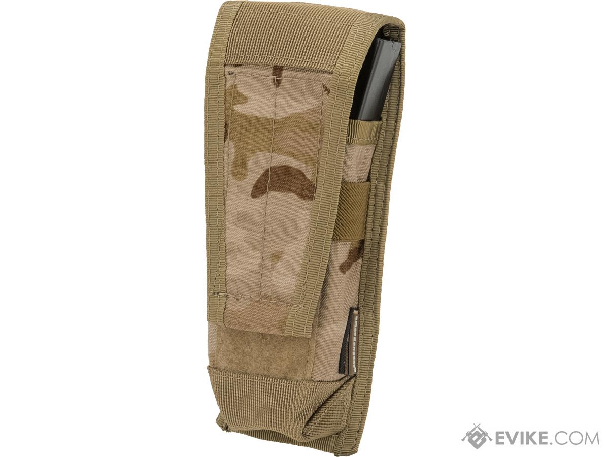 EmersonGear Single M4/M16 Magazine Pouch with Flap Closure (Color: Multicam Arid)