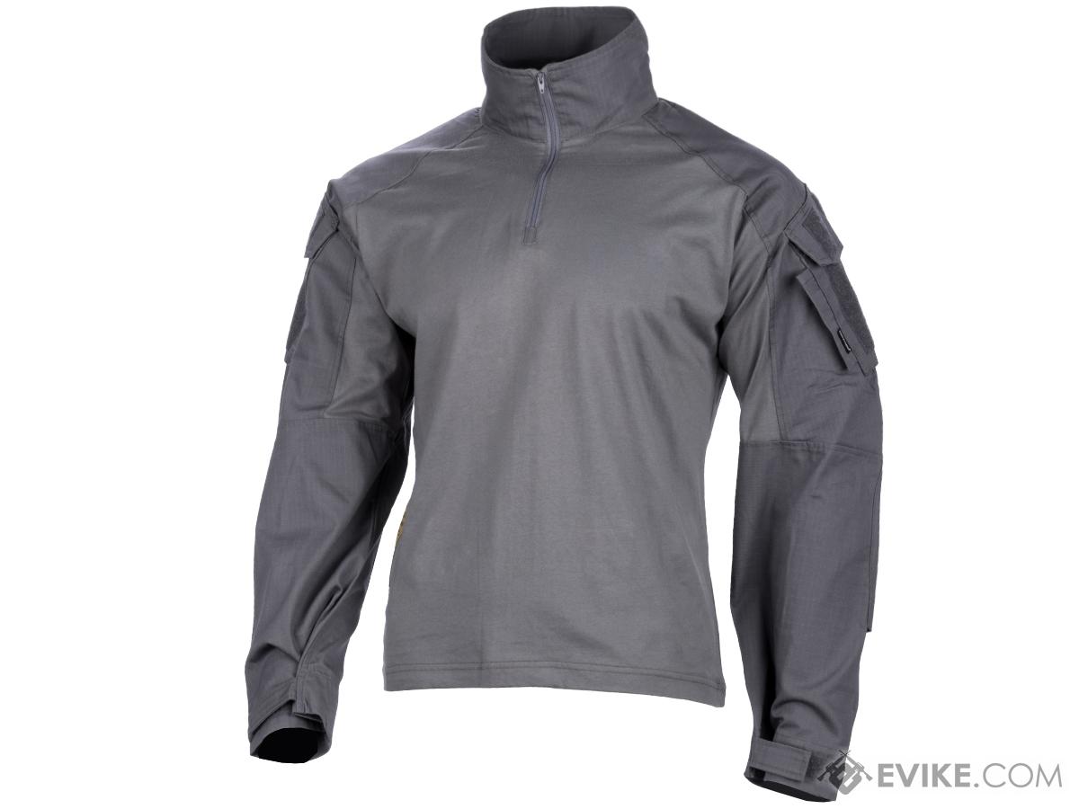 EmersonGear 1/4 Zip Tactical Combat Shirt (Color: Wolf Grey / Medium)