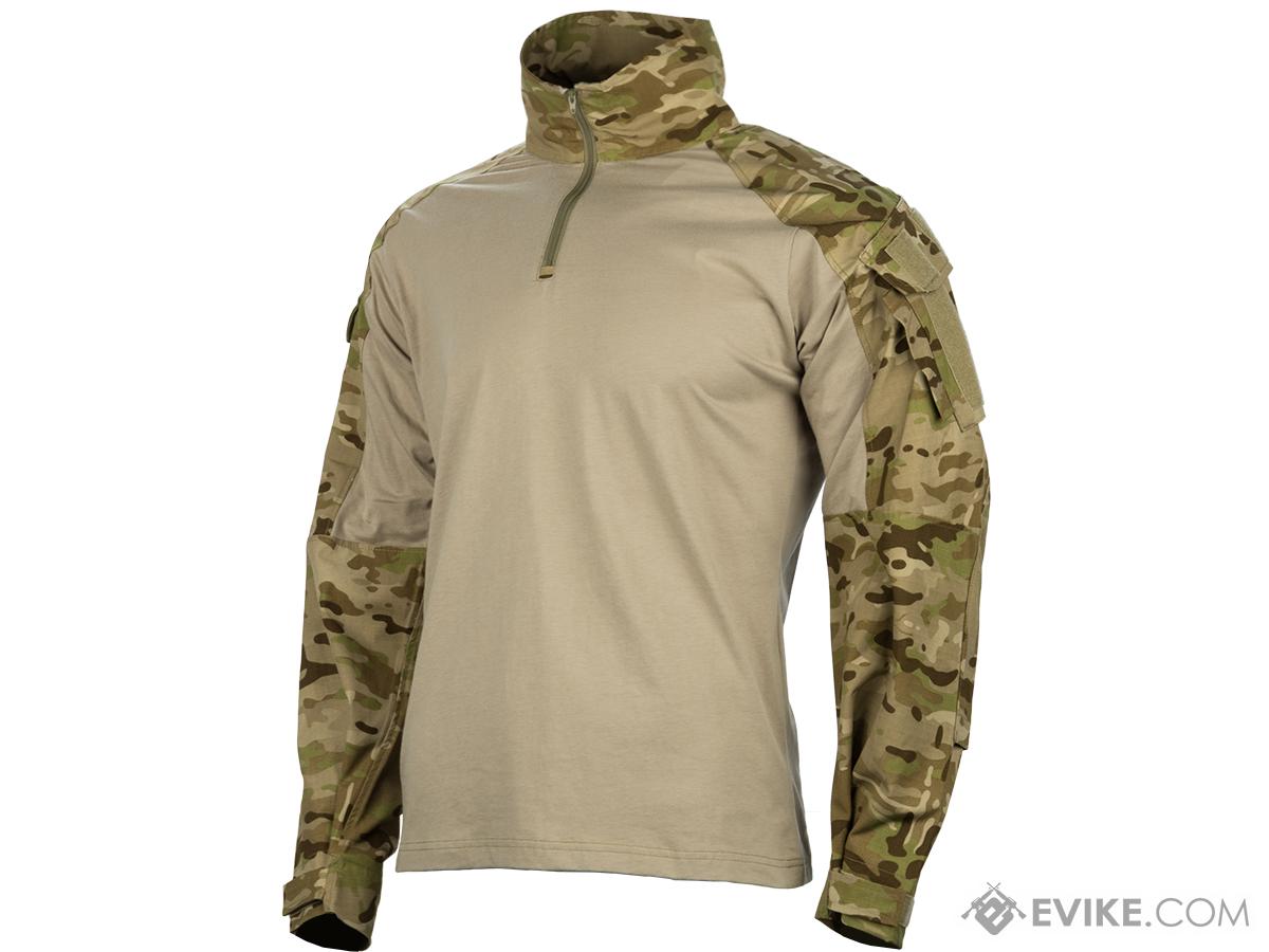 EmersonGear Yellow Label 1/4 Zip Tactical Combat Shirt (Color: Multicam Arid / Medium)