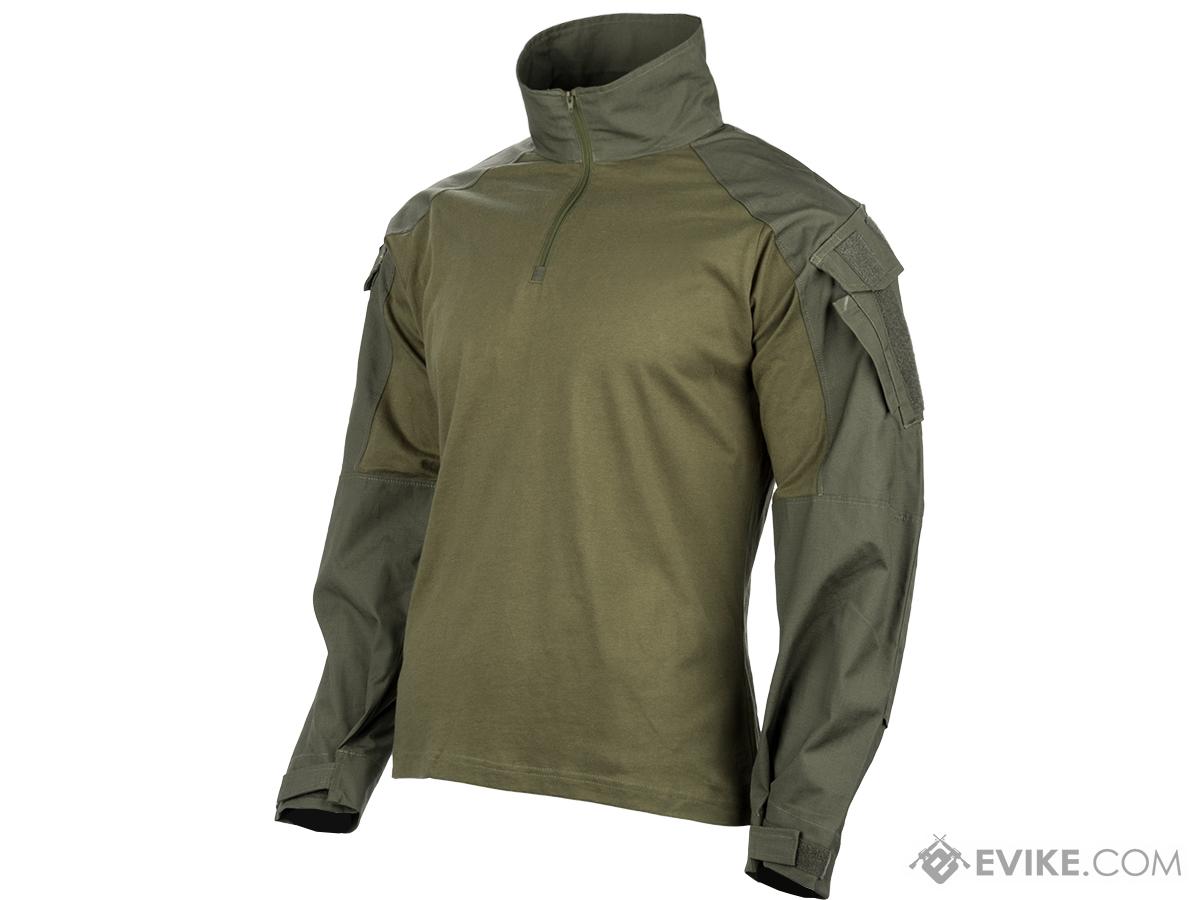 EmersonGear Yellow Label 1/4 Zip Tactical Combat Shirt (Color: Ranger Green / Large)