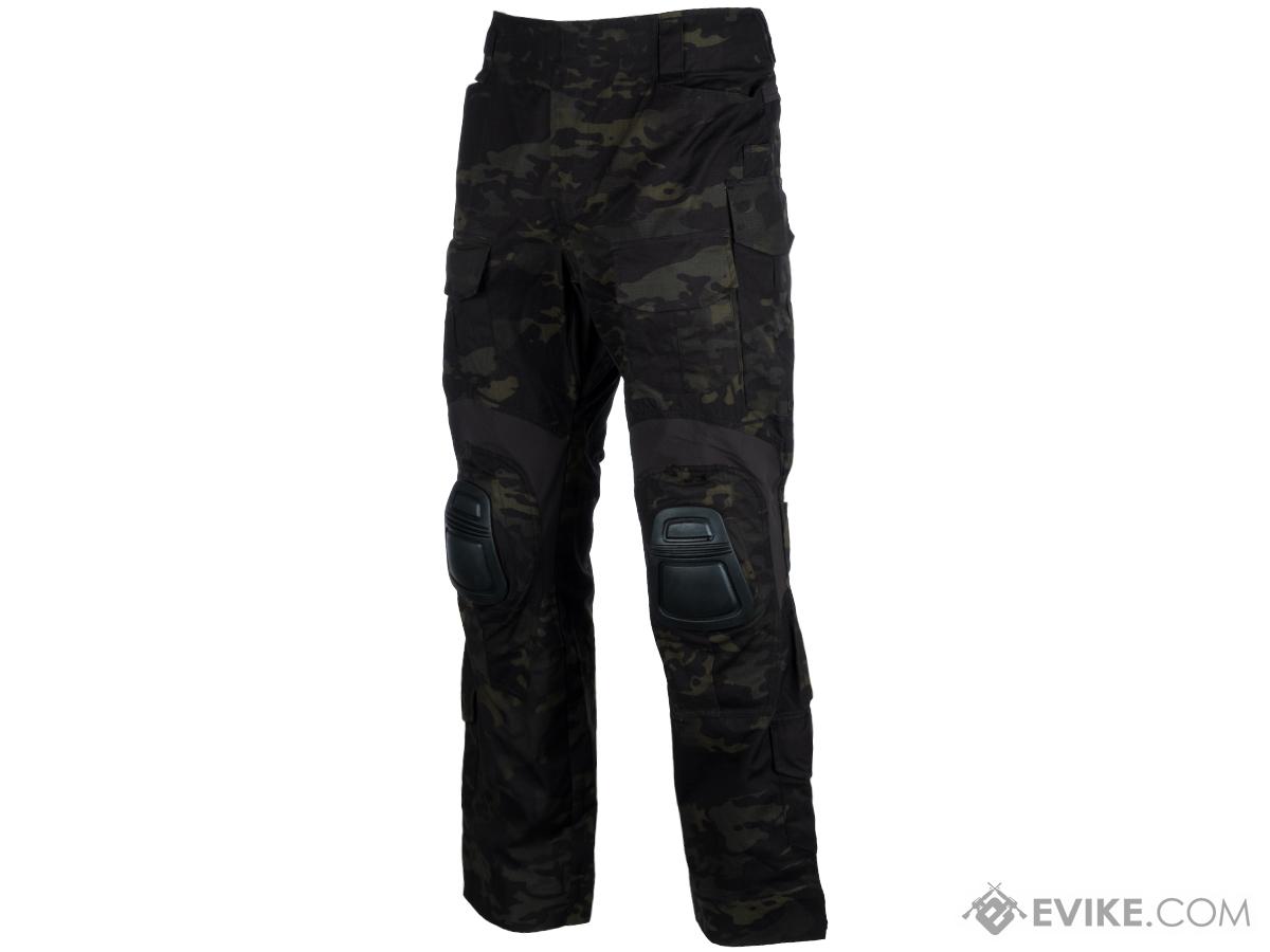 EmersonGear Yellow Label Combat Pants w/ Integrated Knee Pads (Color: Multicam Black / Size 38)