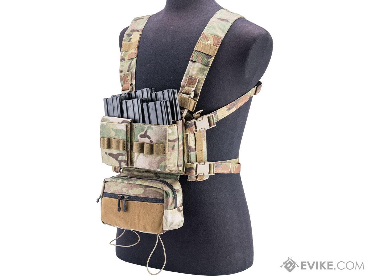 EmersonGear Mini Voyage Modular Chest Rig and Placard (Color: Multicam)
