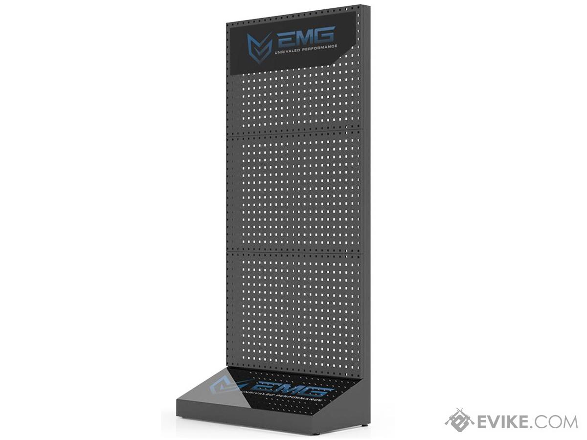 EMG Battle Wall System Weapon Display & Storage Solution Single-Sided Vertical Rack (Size: Wide / Hanger Bundle)