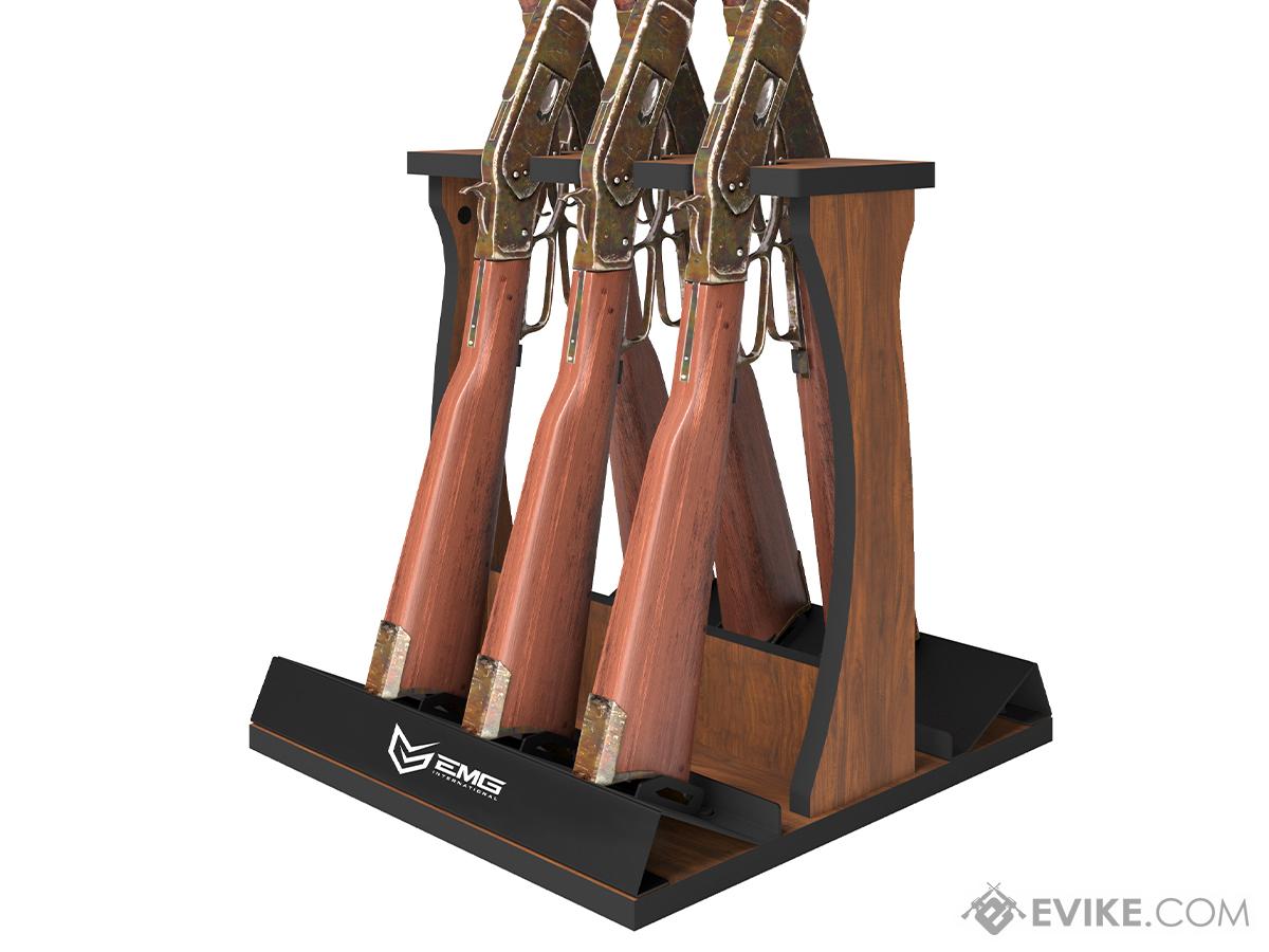 EMG Wooden Organizational Gun Rack / Display Stand (Capacity: 6 Long Guns)