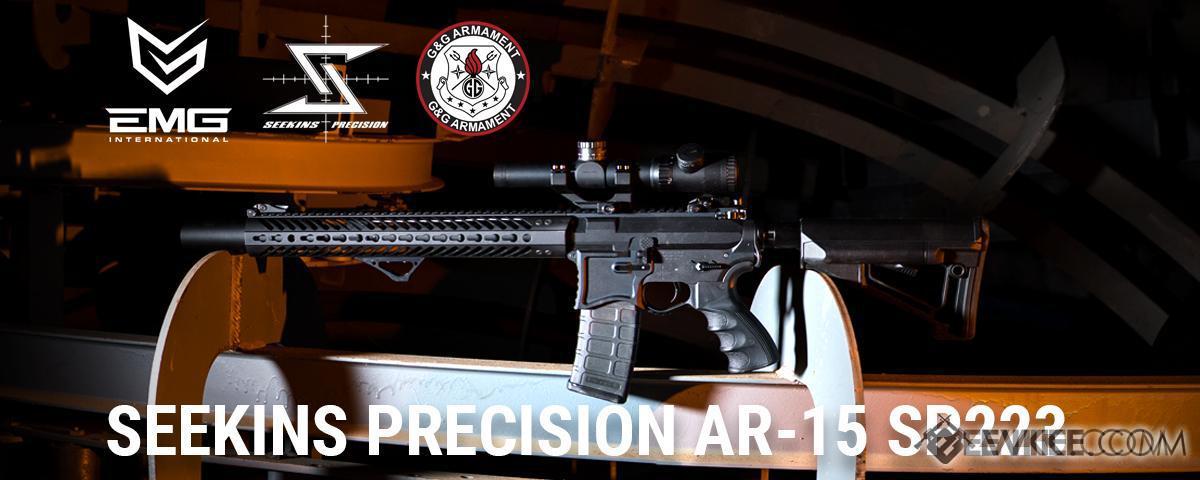 EMG Seekins Precision Licensed AR-15 SP223 Advanced Airsoft M4 AEG ...