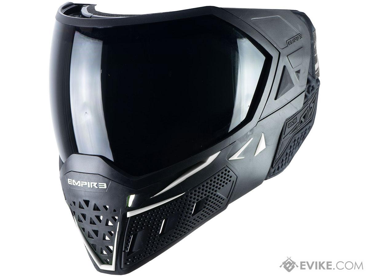 Empire Paintball EVS Full Face Mask (Color: Black & White / Ninja and Clear Thermal Lens Set)