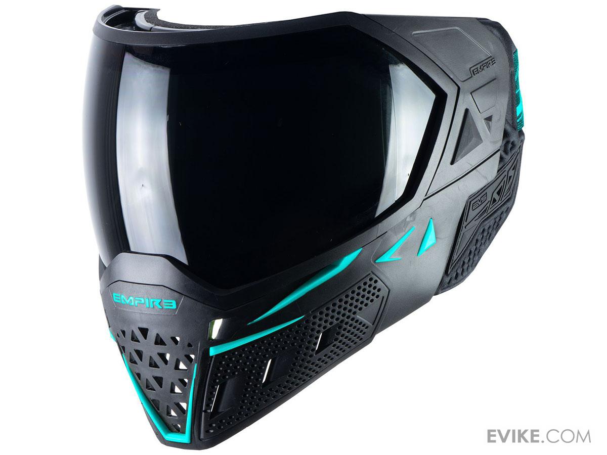 Empire Paintball EVS Full Face Mask (Color Black & Aqua / Ninja and