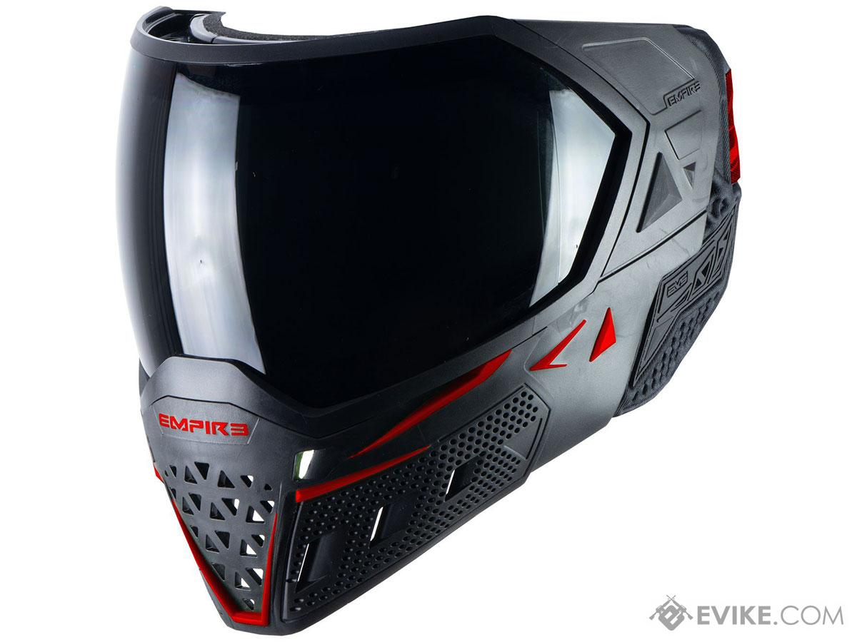 Empire Paintball EVS Full Face Mask (Color: Black & Red / Ninja and Clear Thermal Lens Set)