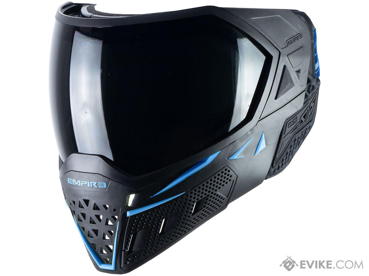 Empire Paintball EVS Full Face Mask (Color: Black & Navy / Ninja and Clear Thermal Lens Set)
