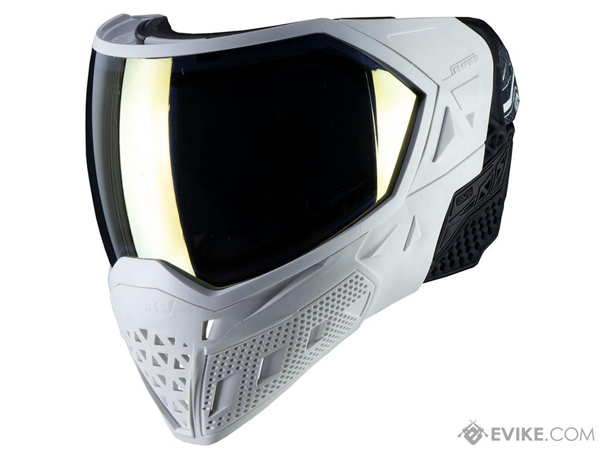 Empire Paintball EVS Full Face Mask (Color: White / Thermal Gold Lens)