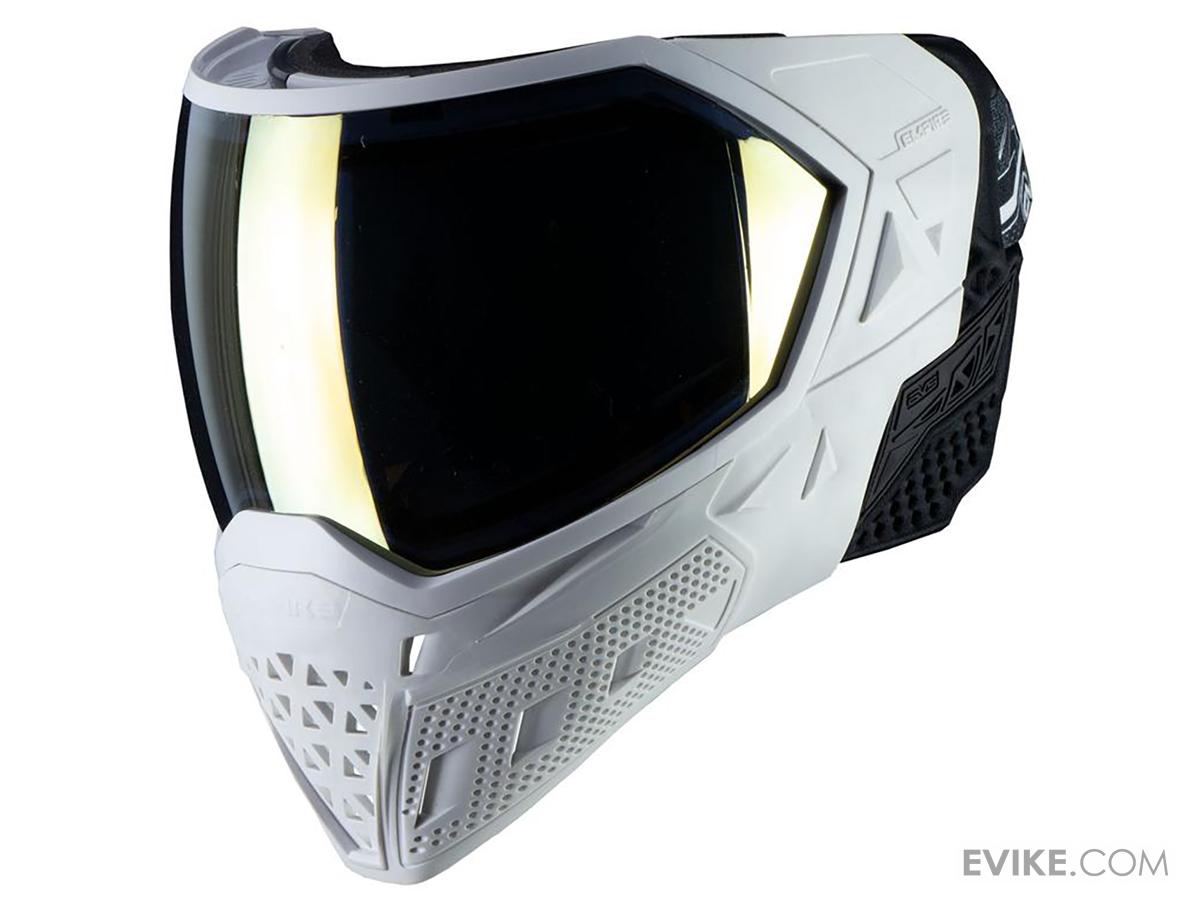 Empire Paintball EVS Full Face Mask (Color White / Thermal Gold Lens