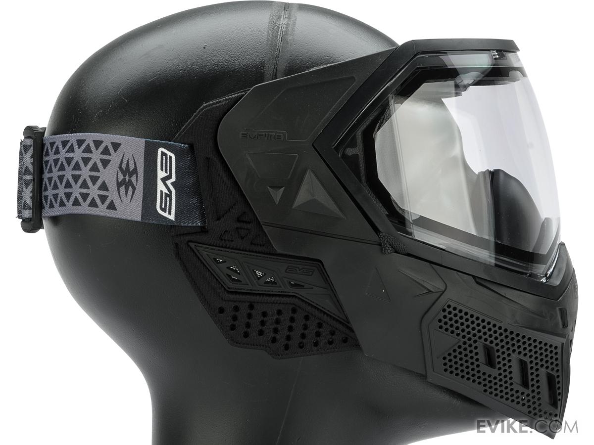 Empire Paintball EVS Full Face Mask (Color Black / Clear Thermal Lens
