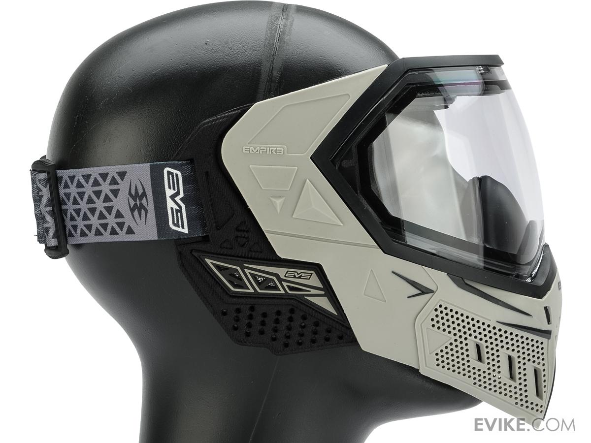 Empire Paintball EVS Full Face Mask (Color Black & Grey / Clear
