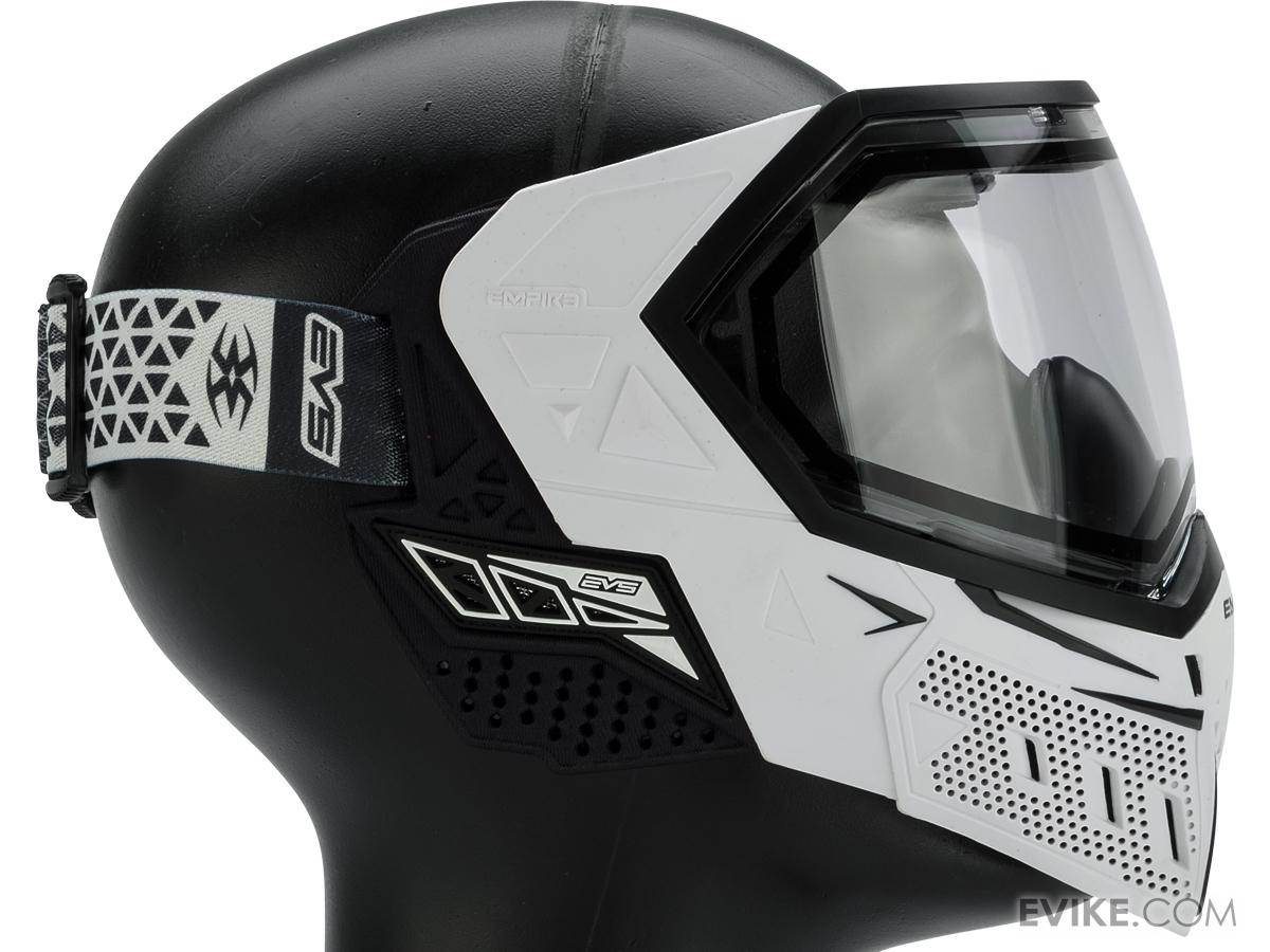 Empire Paintball EVS Full Face Mask (Color Black & White / Clear