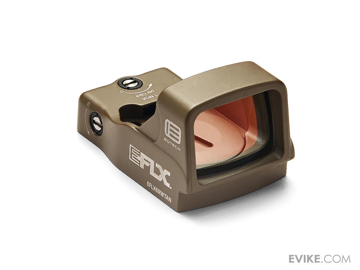 EOTECH EFLX® Pistol Red Dot Sight (Model: Tan / 3 MOA Dot) | Evike.com
