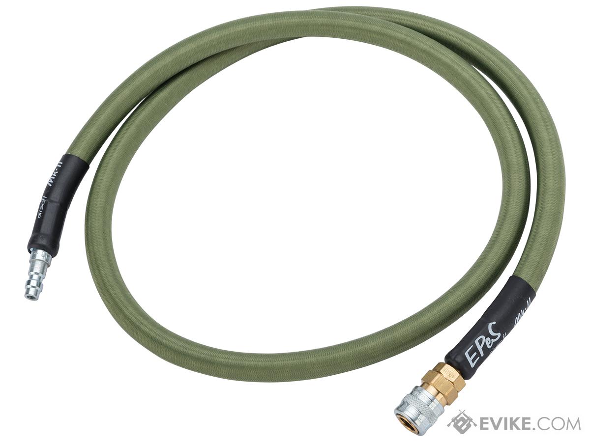 EPeS Airsoft 100cm Soft Braided Flexible Mk.II HPA Hose (Color: OD / 100cm)