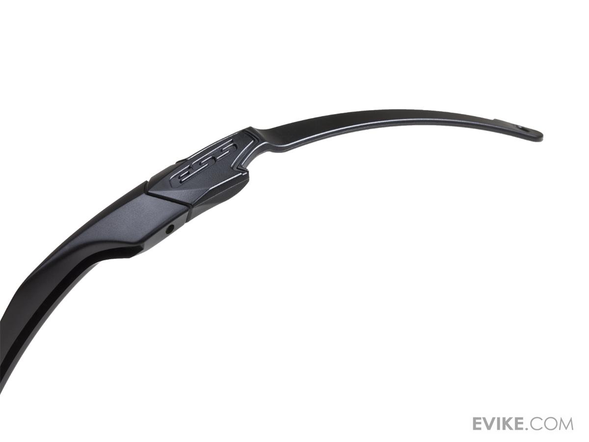 ESS Crossbow Suppressor 2x+ Ballistic Eyeshield Package (Color Black Frame / Clear , Smoke Gray