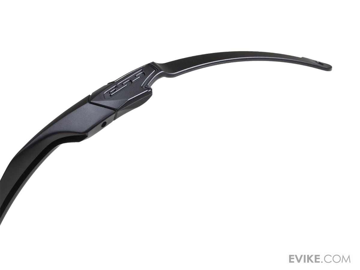 ESS Crossbow Suppressor Ballistic Eyeshield (Color: Black Frame / Smoke ...