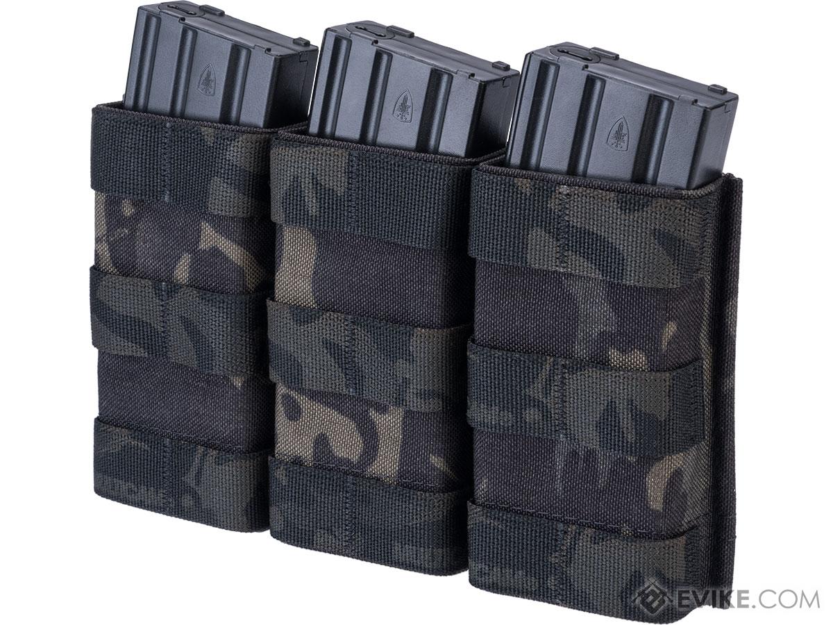 Esstac Triple Tall 5.56mm KYWI Magazine Pouch (Color: Multicam Black)