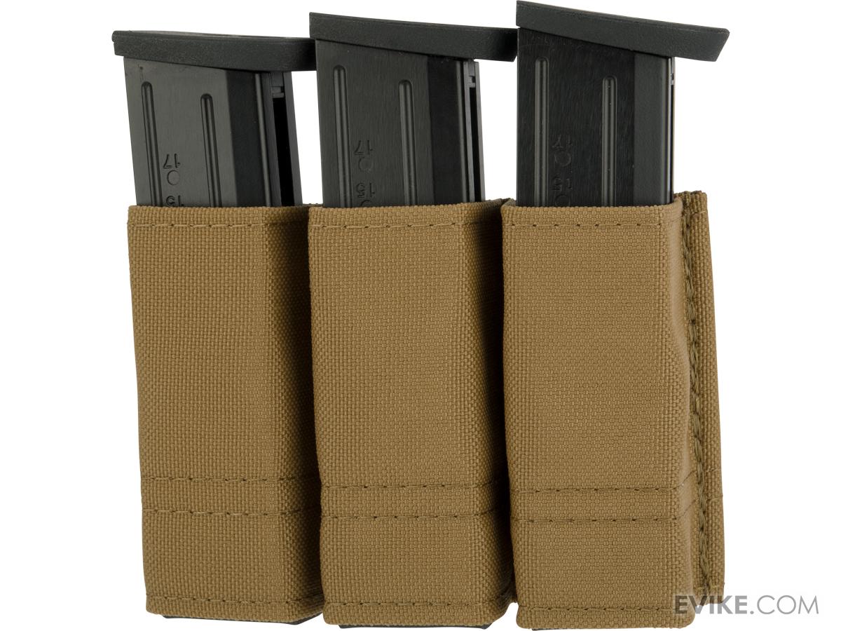 Esstac Triple Pistol Magazine KYWI Pouch (Color Coyote), Tactical Gear