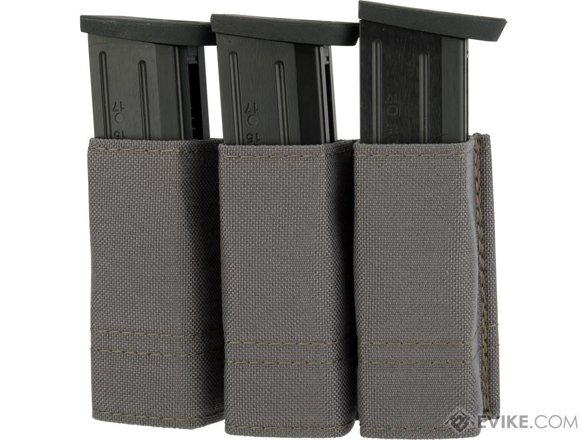 Esstac Triple Pistol Magazine KYWI Pouch (Color: Wolf Grey)