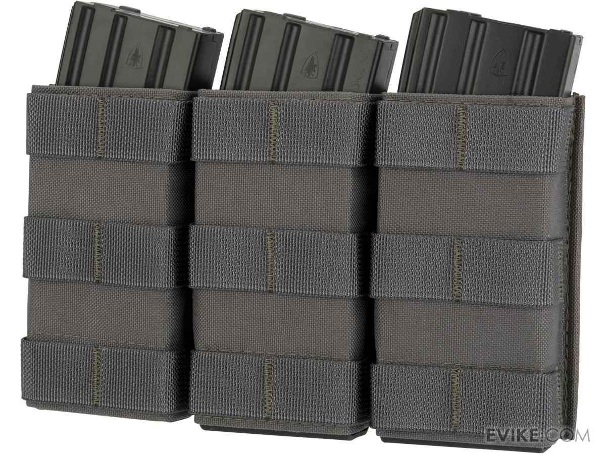 Esstac Triple "Tall" 5.56mm KYWI Magazine Pouch (Color Wolf Grey