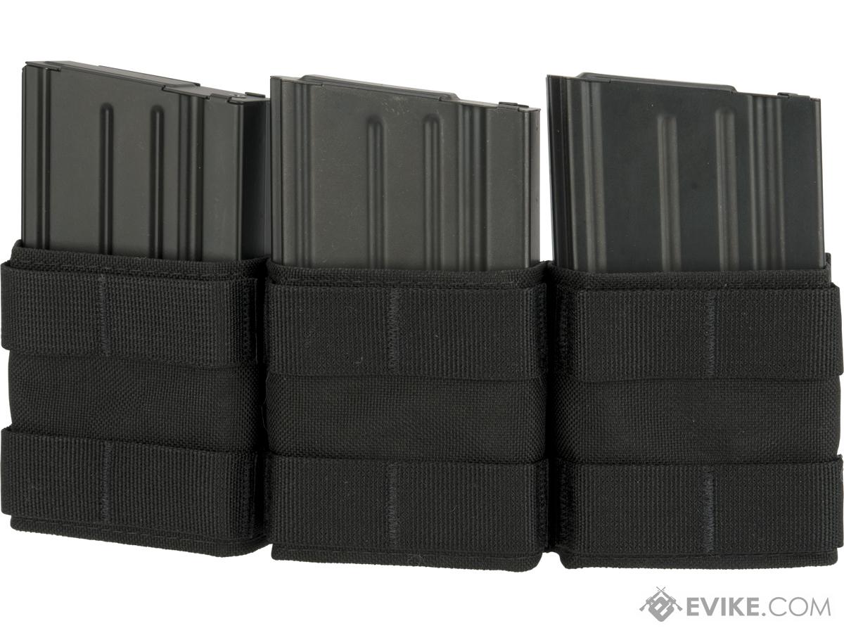 Esstac Triple 7.62mm Shorty KYWI Magazine Pouch (Color: Black)