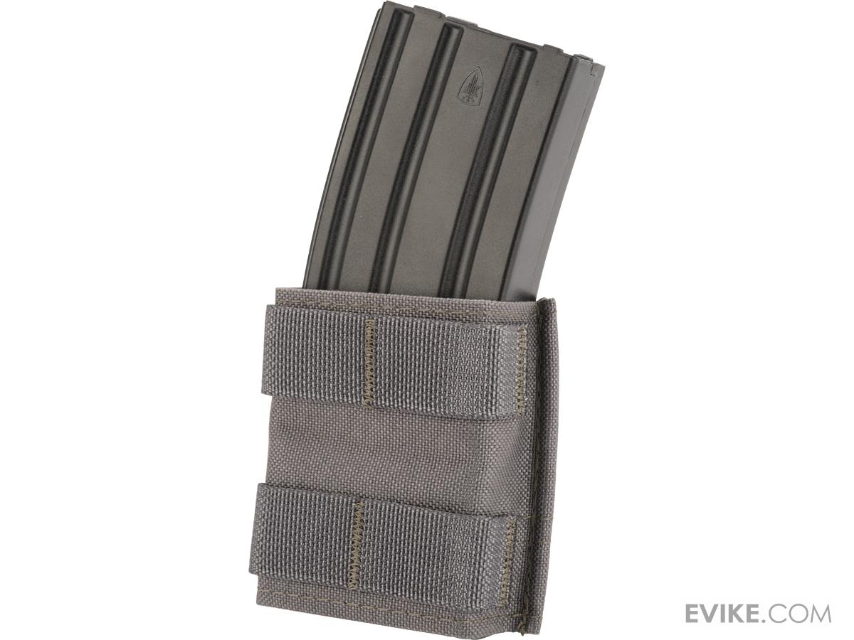 Esstac Single Shorty 5.56mm KYWI Magazine Pouch (Color: Wolf Grey)