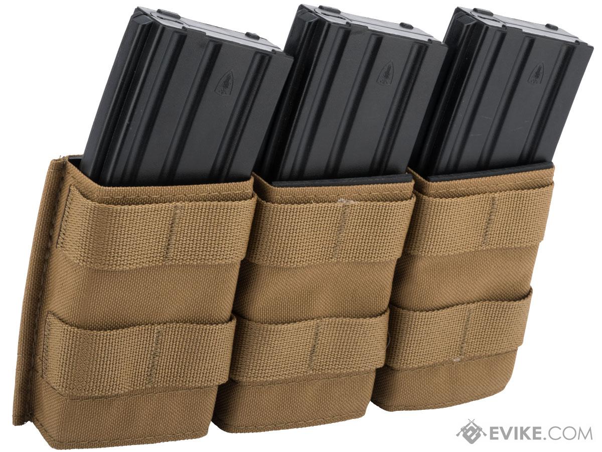 Esstac Triple Midlength 5.56mm KYWI Magazine Pouch (Color: Coyote Brown)