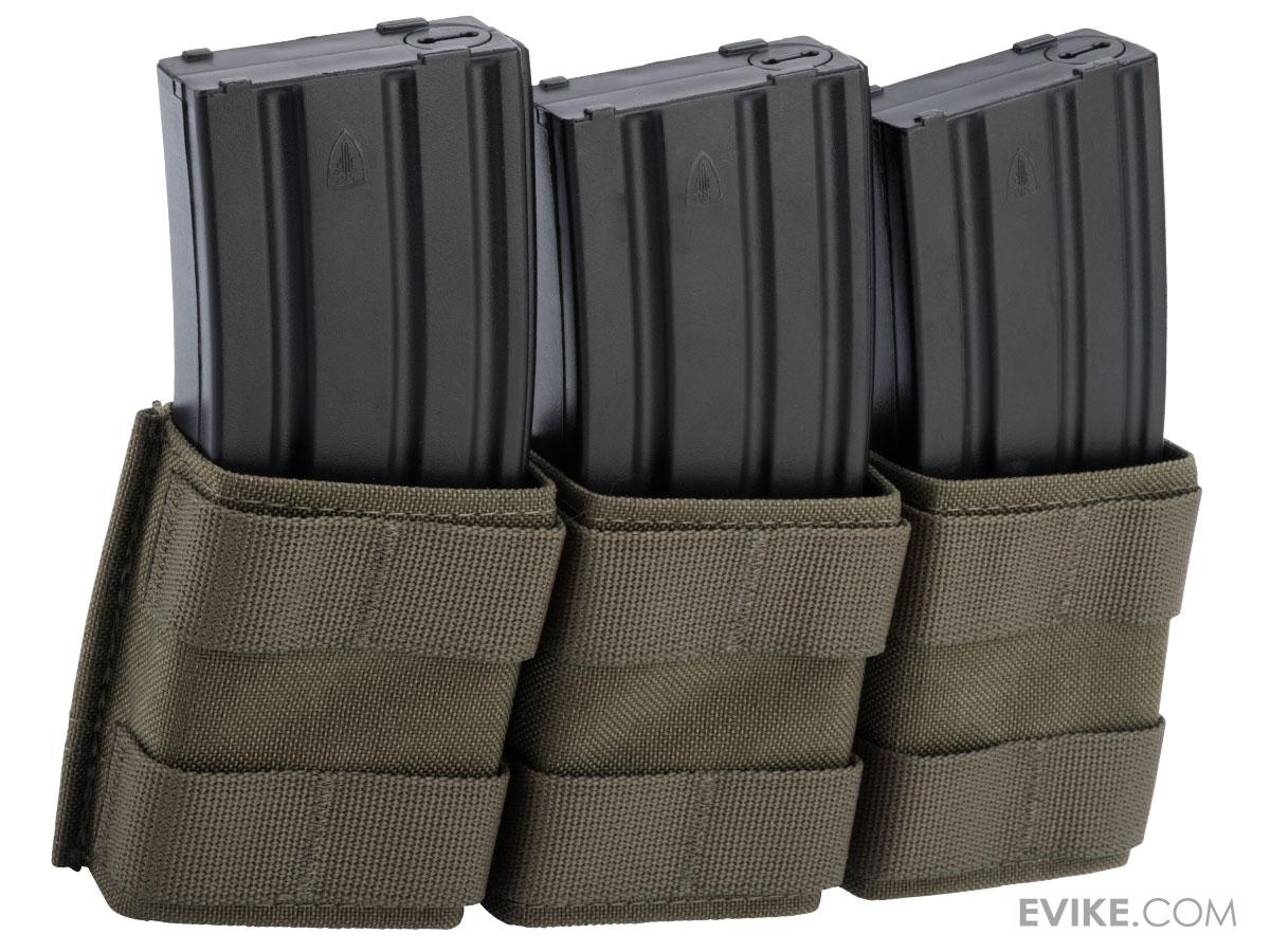 Esstac Triple Shorty 5.56mm KYWI Magazine Pouch (Color: Ranger Green)