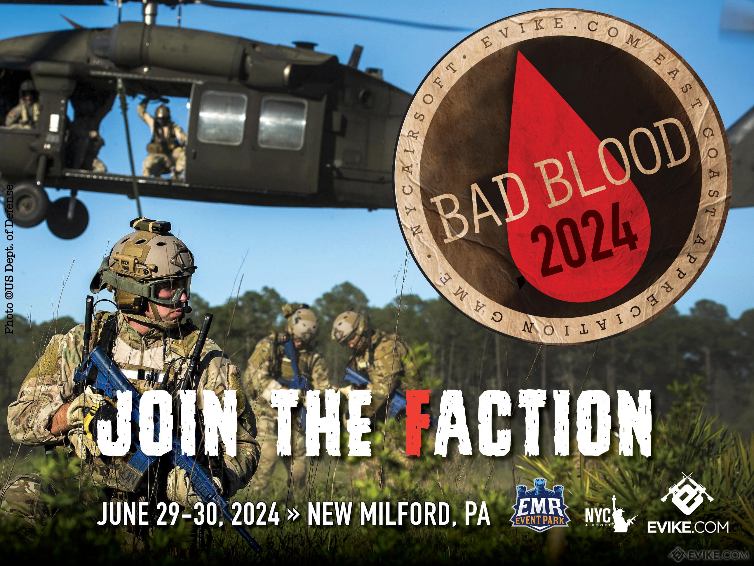Operation Bad Blood 2024 - June 29th & 30th, 2024 New Milford, PA (Force: Black Shirts Force)