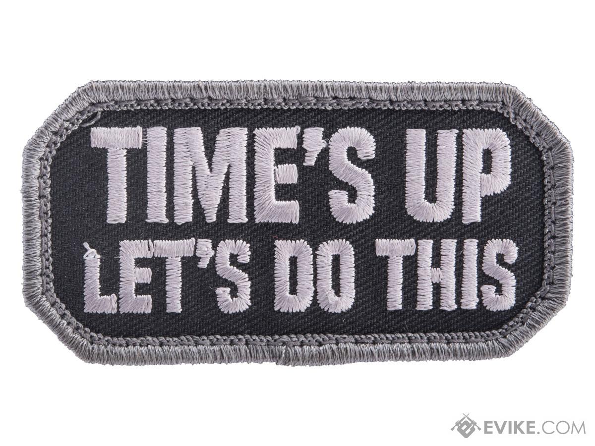 Mil-Spec-Monkey Times Up Embroidered Morale Patch (Color: Urban)