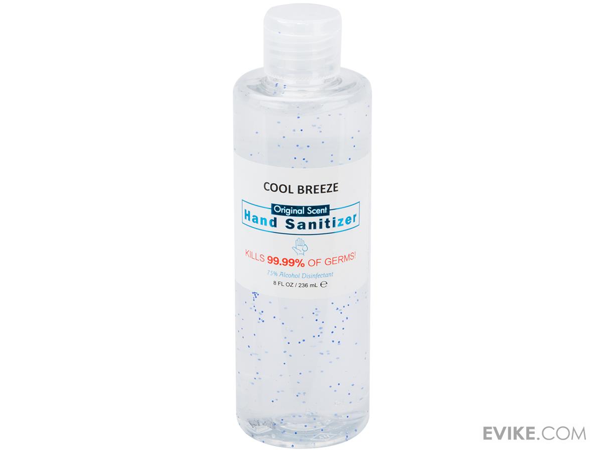 Cool Breeze 75 Alcohol Disinfectant Hand Sanitizer (Size 8fl oz), Tactical Gear/Apparel
