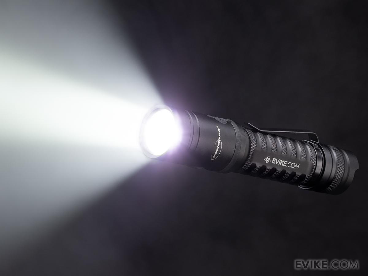 Evike.com Exclusive PowerTac E11-G2 1250 Lumen Rechargeable EDC Flashlight