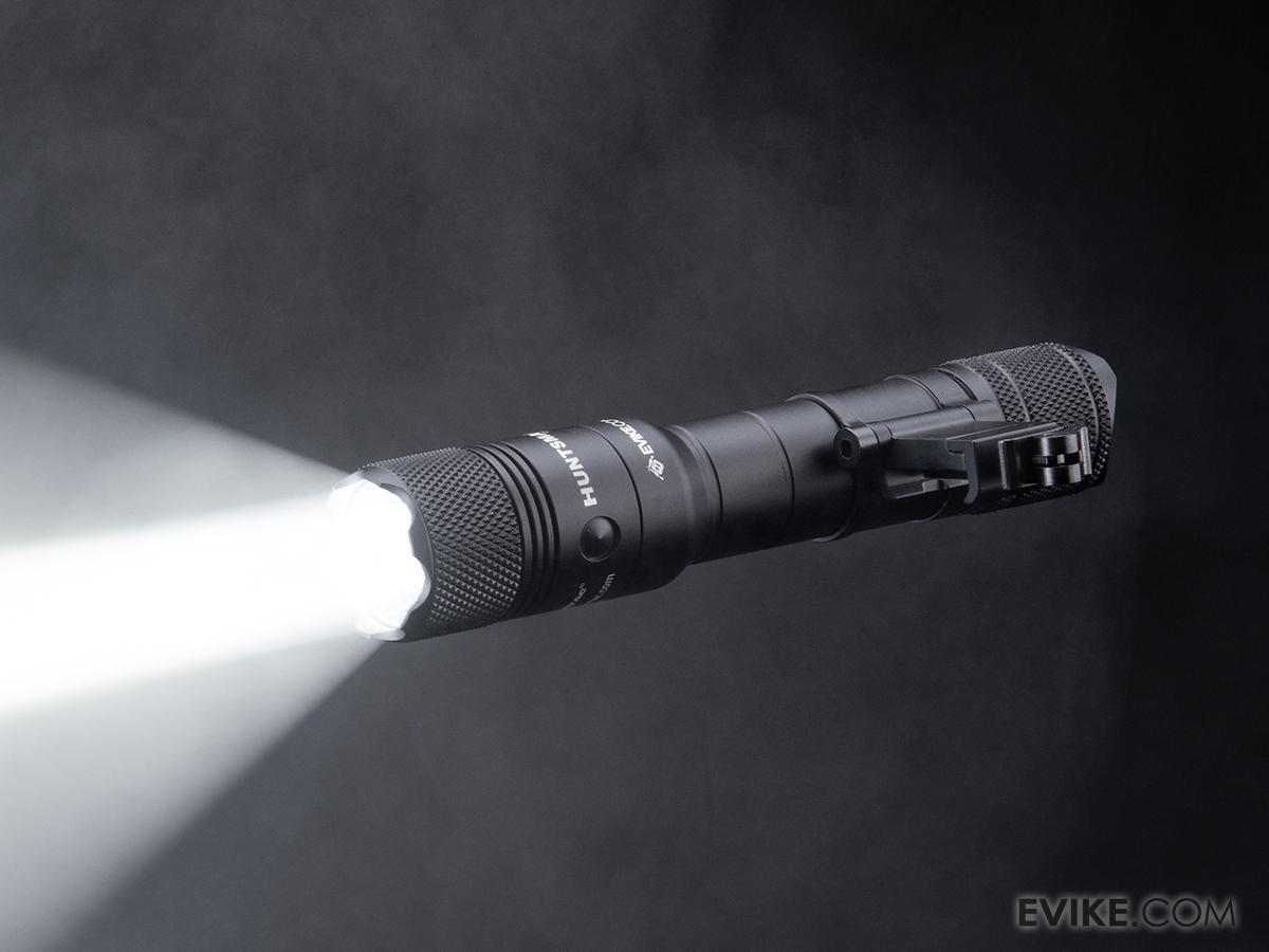 Keybrass 1200 Lumen Tactical Flashlight Weapon Light - Rechargeable, Picatinny Mount, Pressure Switch For Rifle/Camping