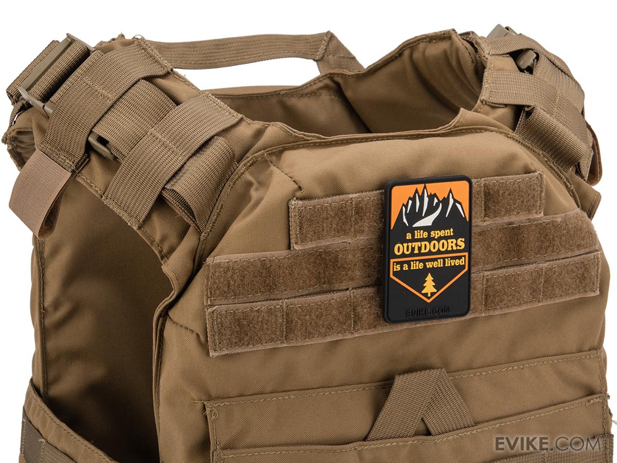 "Outdoors" PVC Morale Patch, Tactical Gear/Apparel, Patches