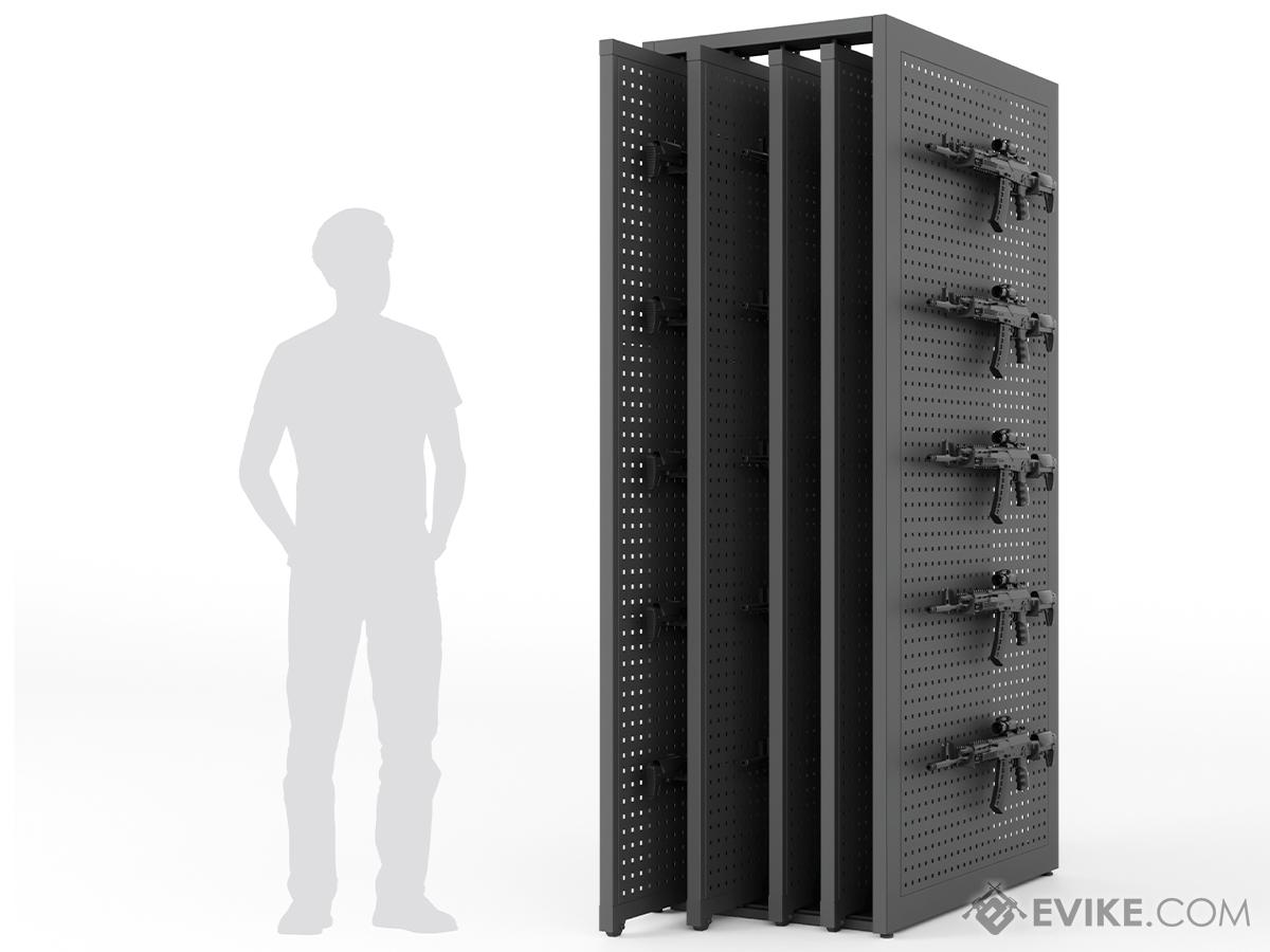 EMG Battle Wall System Weapon Display & Storage Solution Archival Vertical Rack