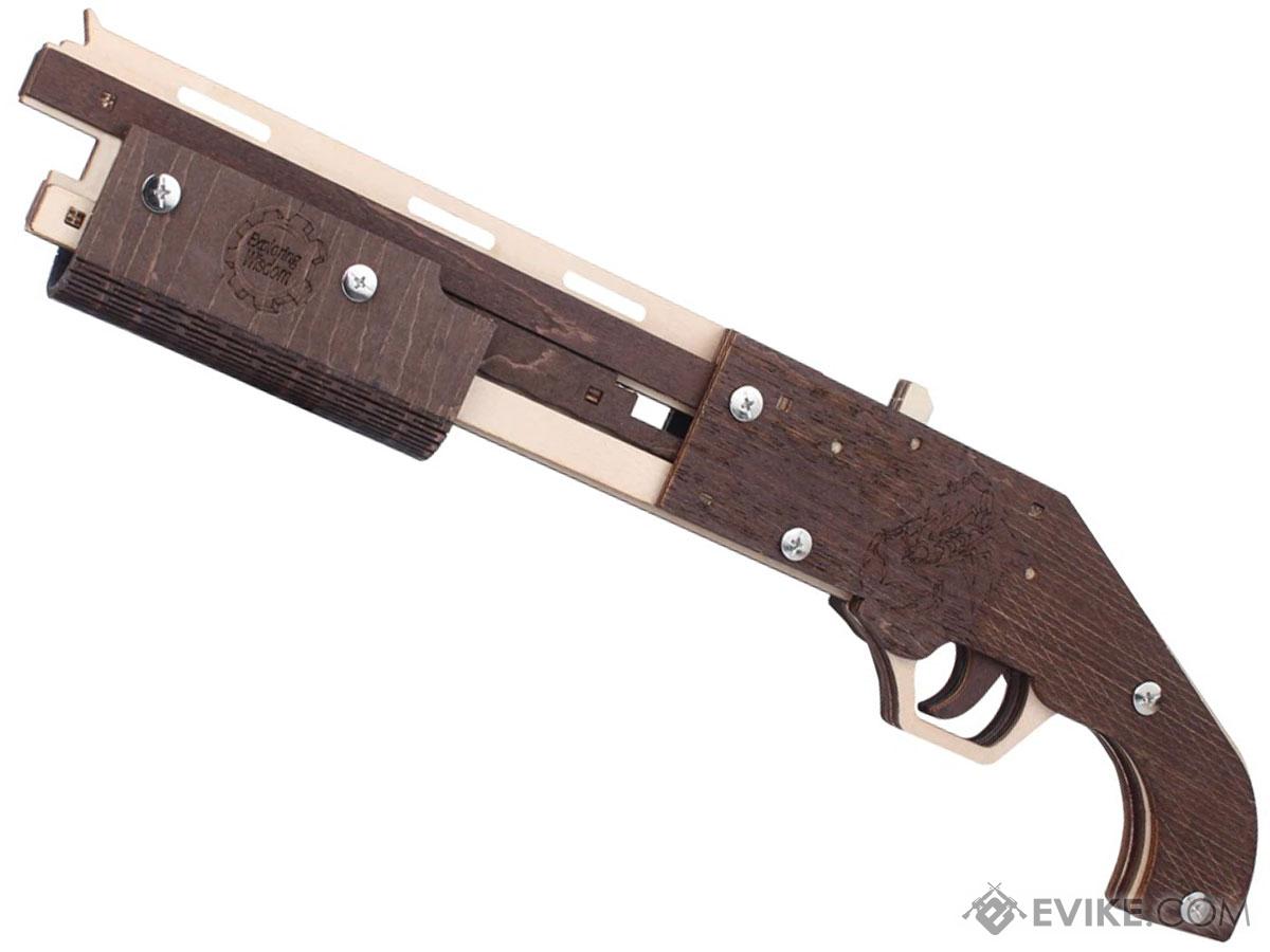 UGears Mechanical Model Wood Rubber Band Gun (Model: TSZH005)