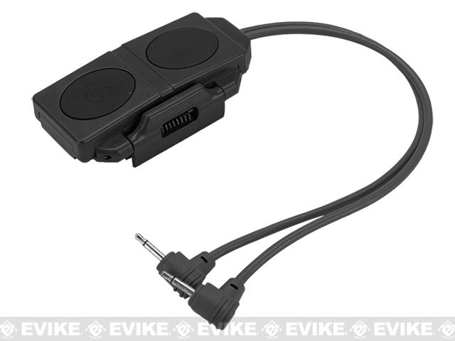 Element Dual Rail Mounted Remote Control for AN/PEQ-16A Laser/Illuminators (Color: Black)