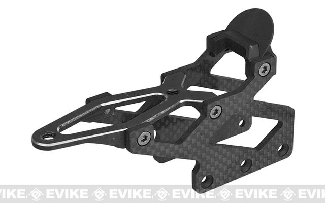 Element Carbon Fiber / Aluminum C-More Scope Mount for Hi-Capa Airsoft Pistols (Color: Black)