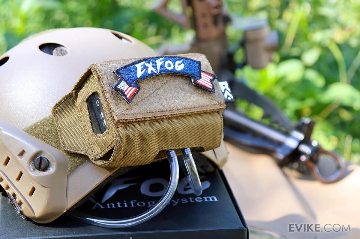 ExFog Helmet Pouch 1.0 for Goggle AntiFog Fan Kits (Color Black