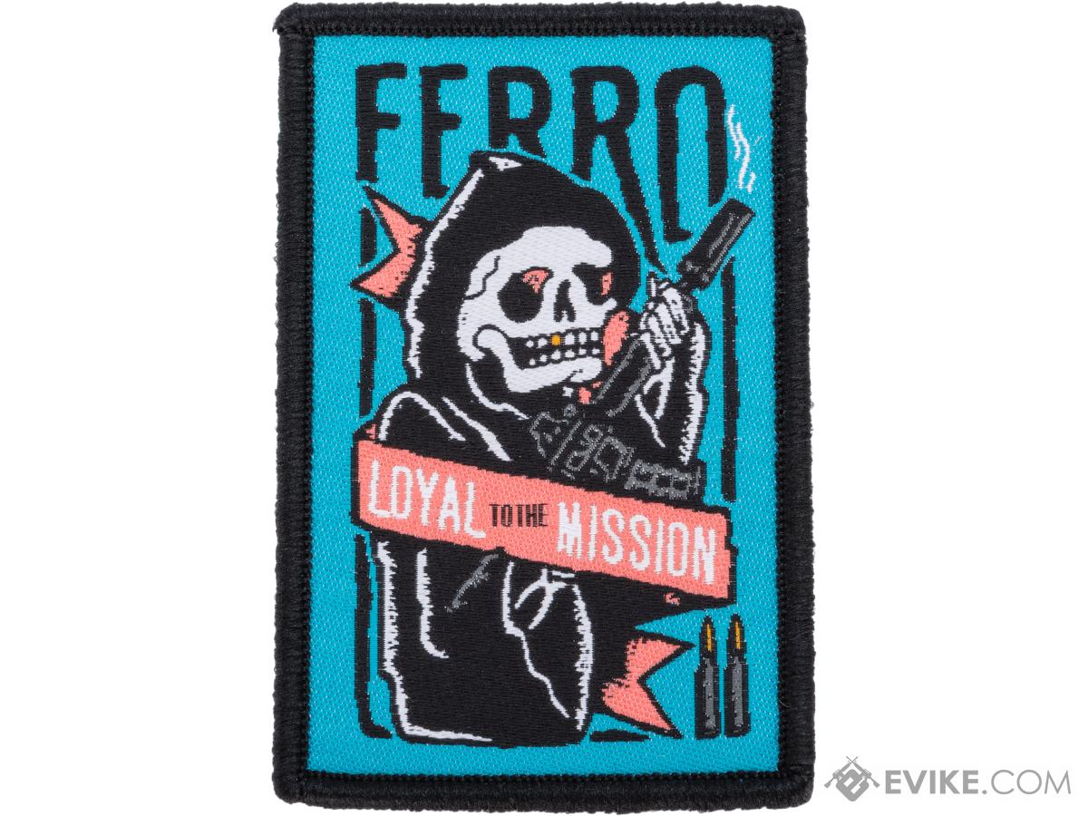 Ferro Concepts Loyal Reaper Embroidered Morale Patch (Color: Blue / Red)