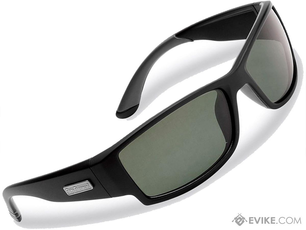 Flying Fisherman Razor Polarized Sunglasses (Color: Matte Black w/ Smoke Lens)