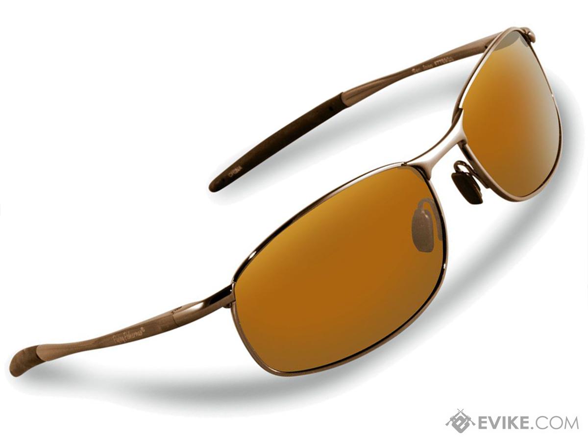 Flying Fisherman San Jose Polarized Sunglasses (Color: Copper w/ Amber Lens)