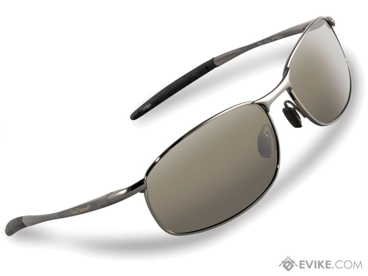 Flying Fisherman San Jose Polarized Sunglasses (Color: Gunmetal w/ Smoke Lens)