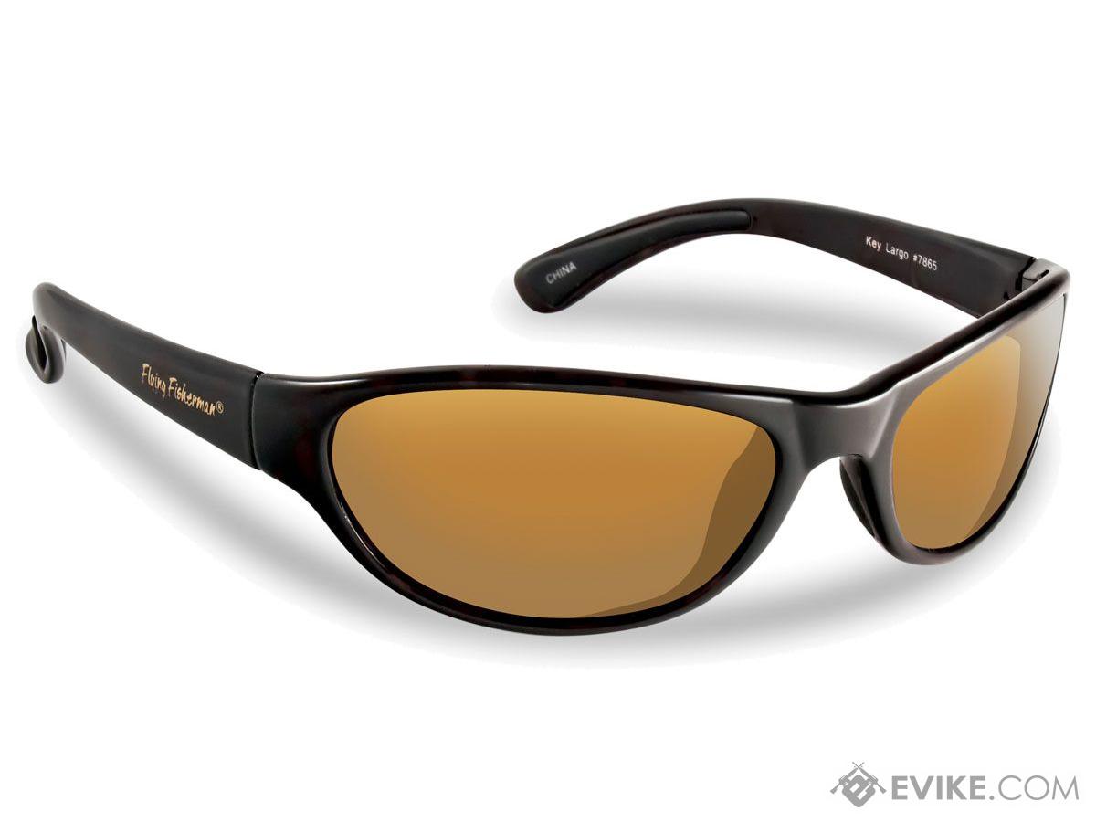 Flying Fisherman Key Largo Polarized Sunglasses (Color: Matte Black w/ Amber Lens)