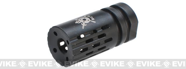 PTS Battle Comp 2.0 SCV Black Oxide Airsoft Flash Hider (Thread: 14mm Negative)